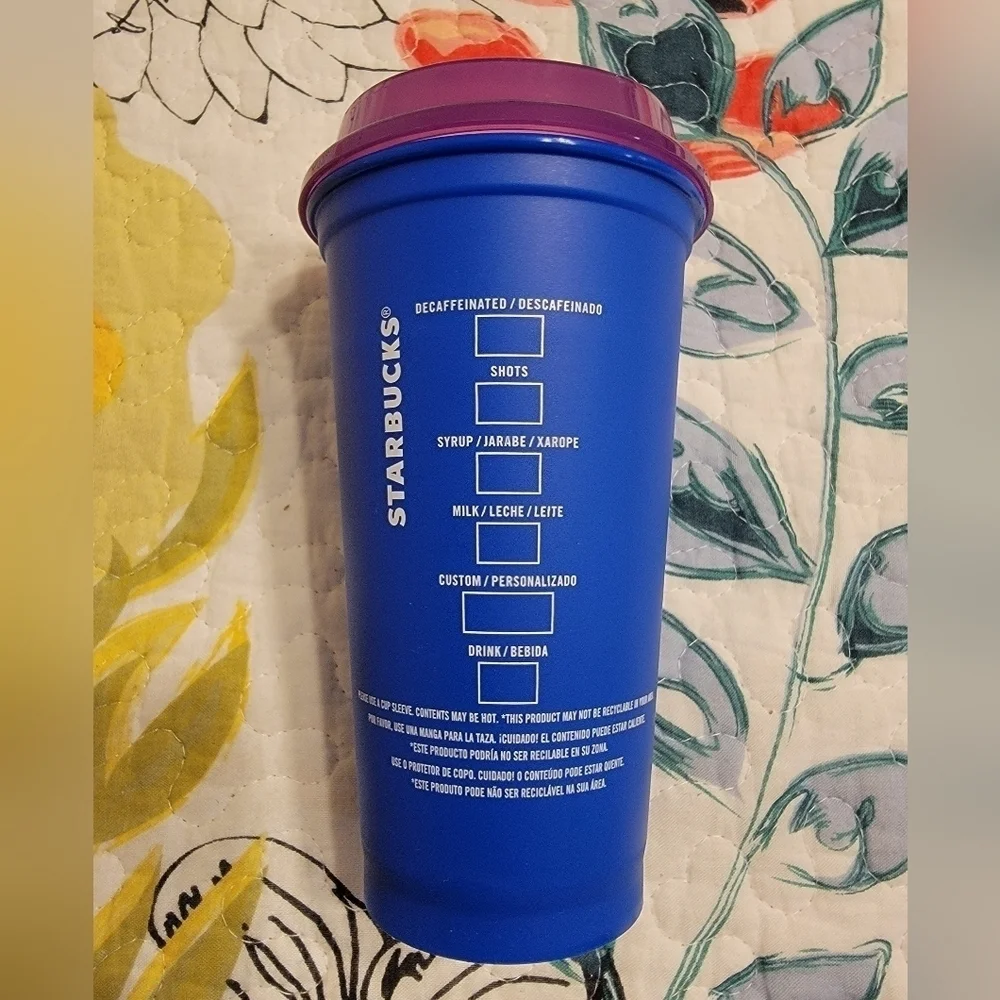 NWOT Starbucks 2024 Reusable Cup with Sippy Lid 2 Units